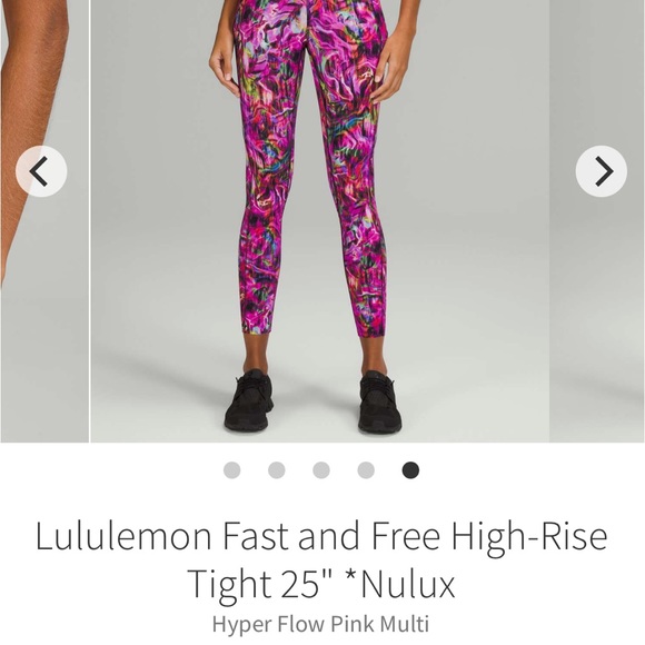 Lululemon Fast and Free High rise Tight 25” - Picture 10 of 11